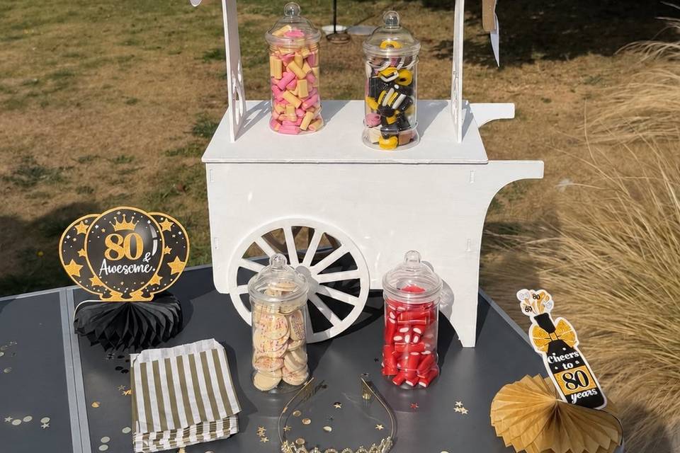 Birthday Party Sweet Cart Hire