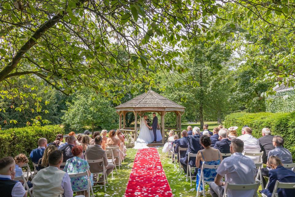 Spring Garden ceremony