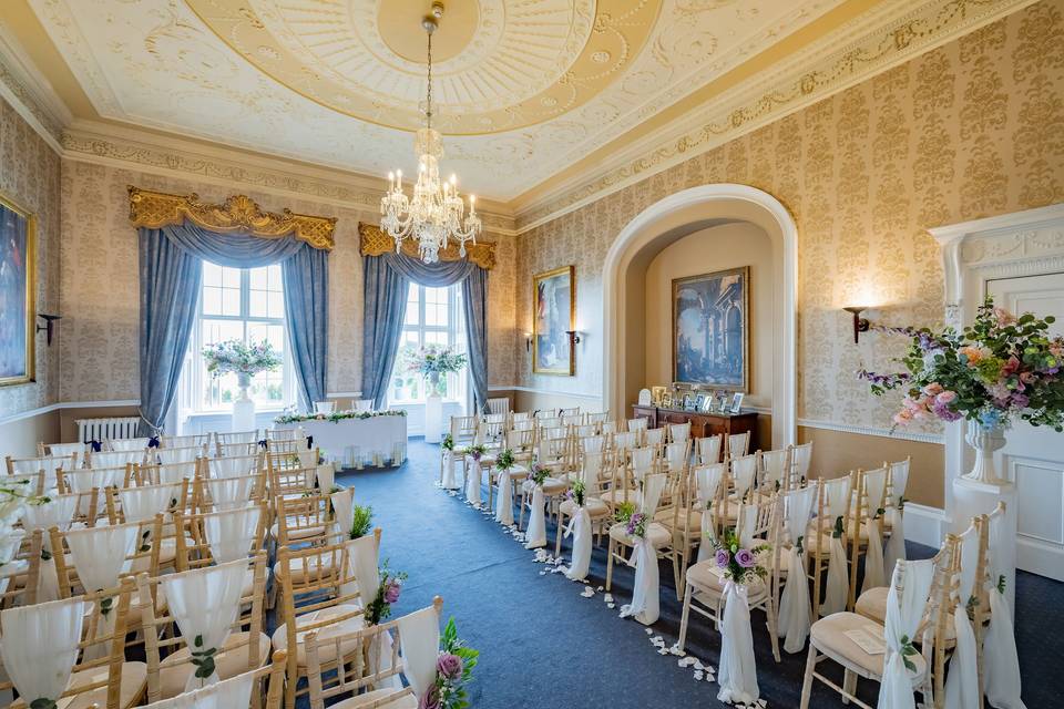 The old dining room