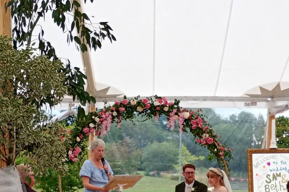 During Ceremony B&S