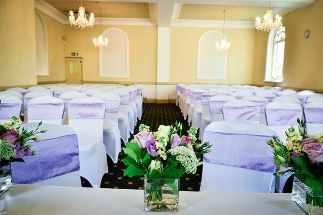 Our beautiful ceremony room