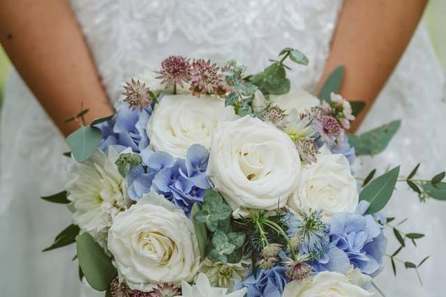 Light blue bouquet