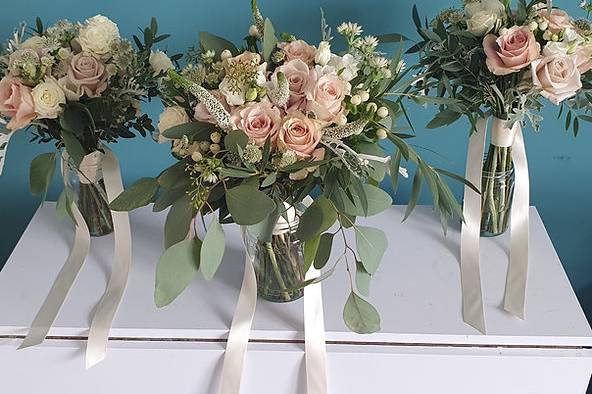 Bridesmaid bouquets