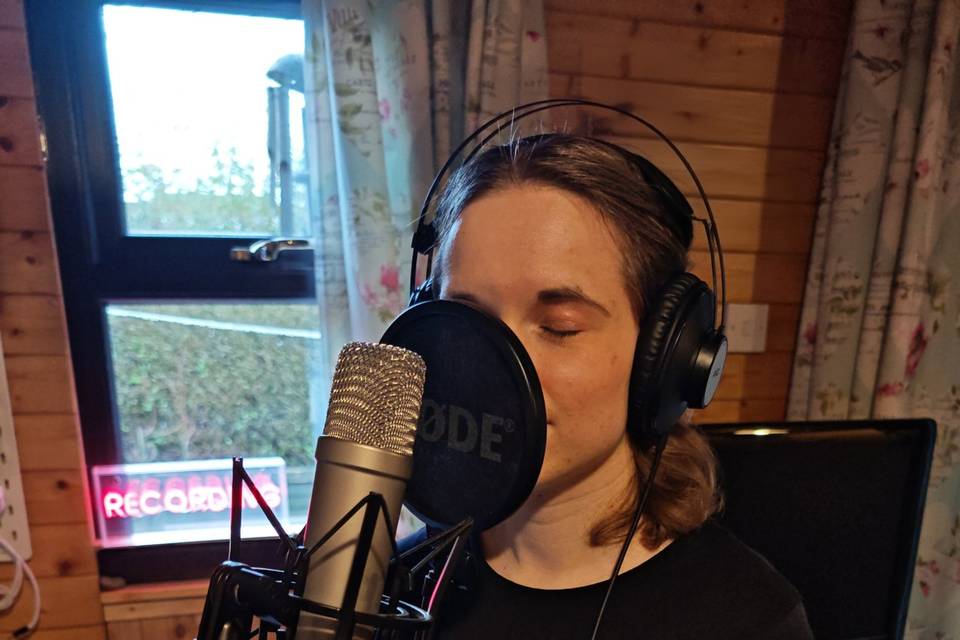 Jess at work in the studio!
