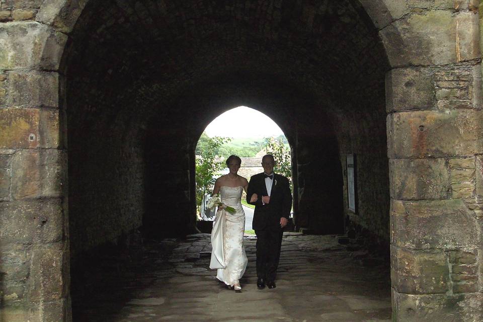 Arrival under the Portcullis