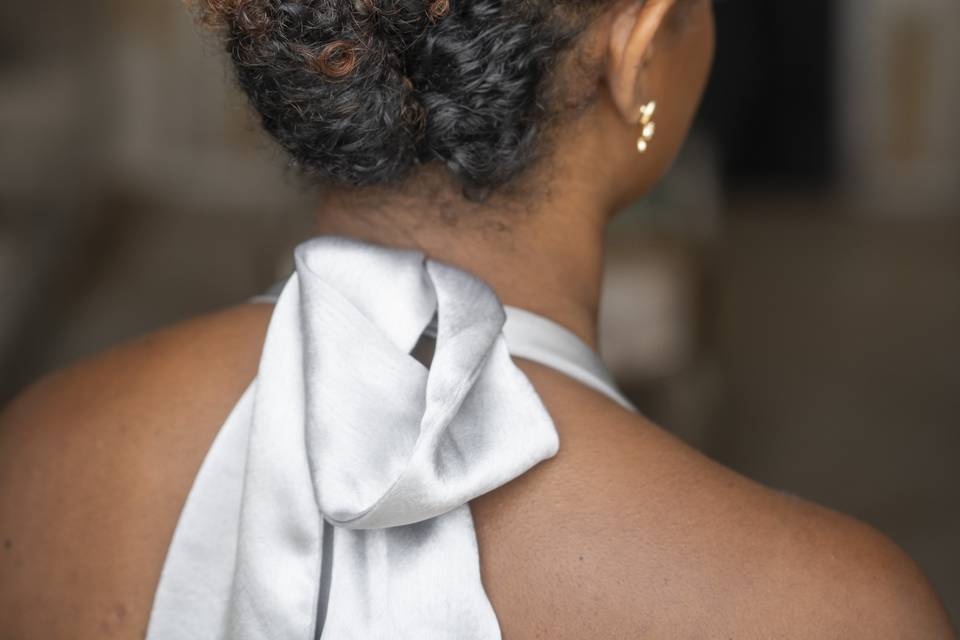 Formal twist updo