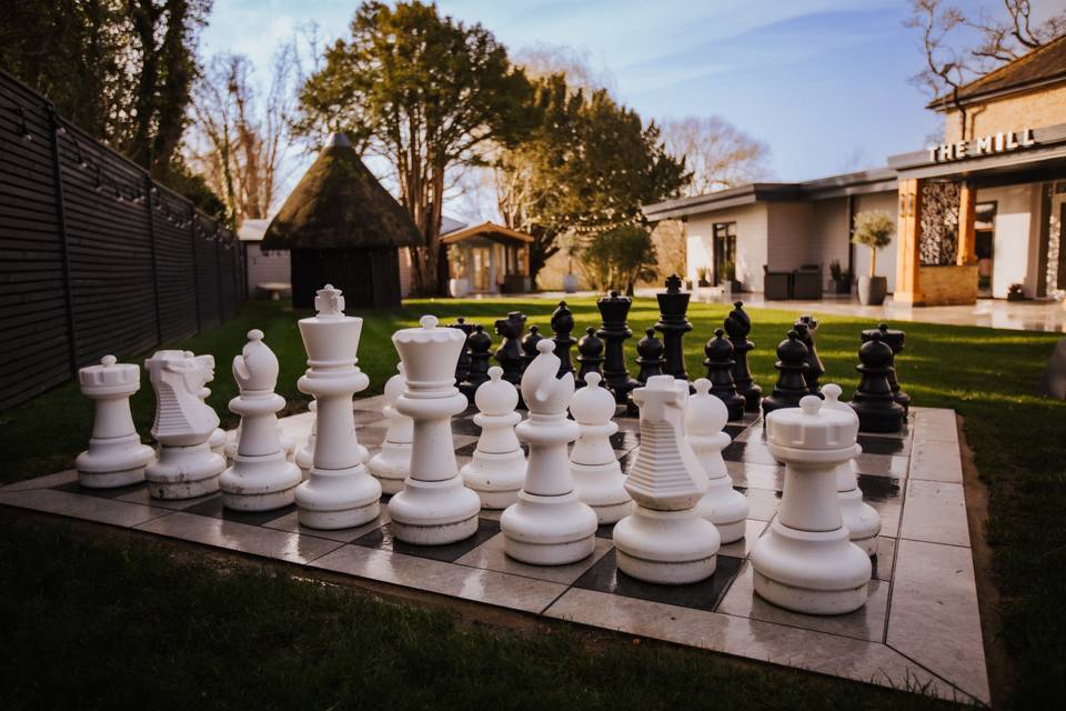 Chess Board Main Entrance