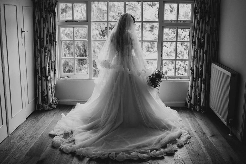 B&W Bride