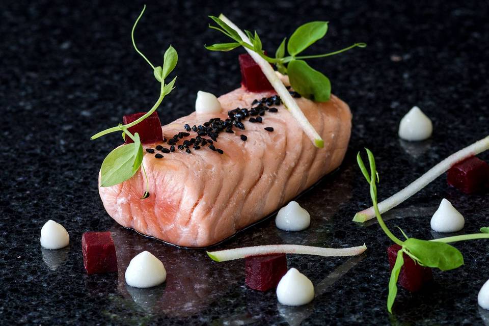 Poached Salmon