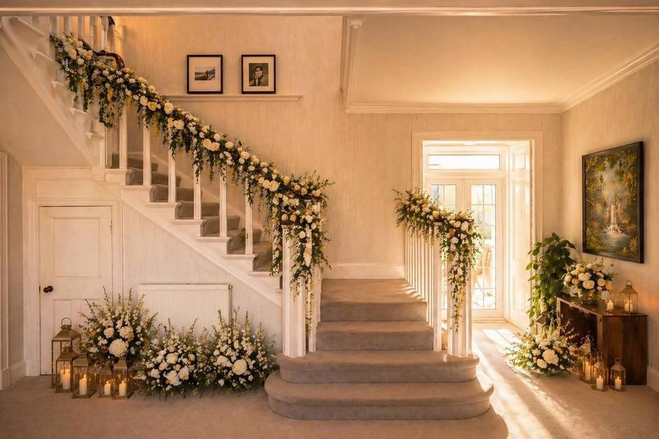 Ceremony Setup in the Hall
