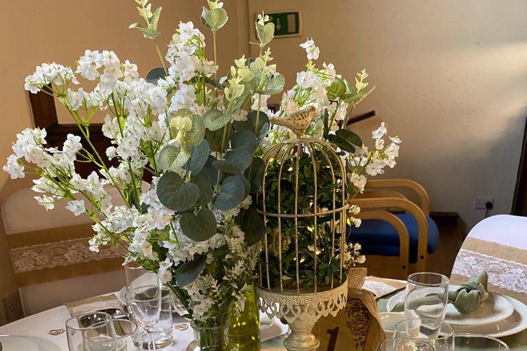 Dressed table
