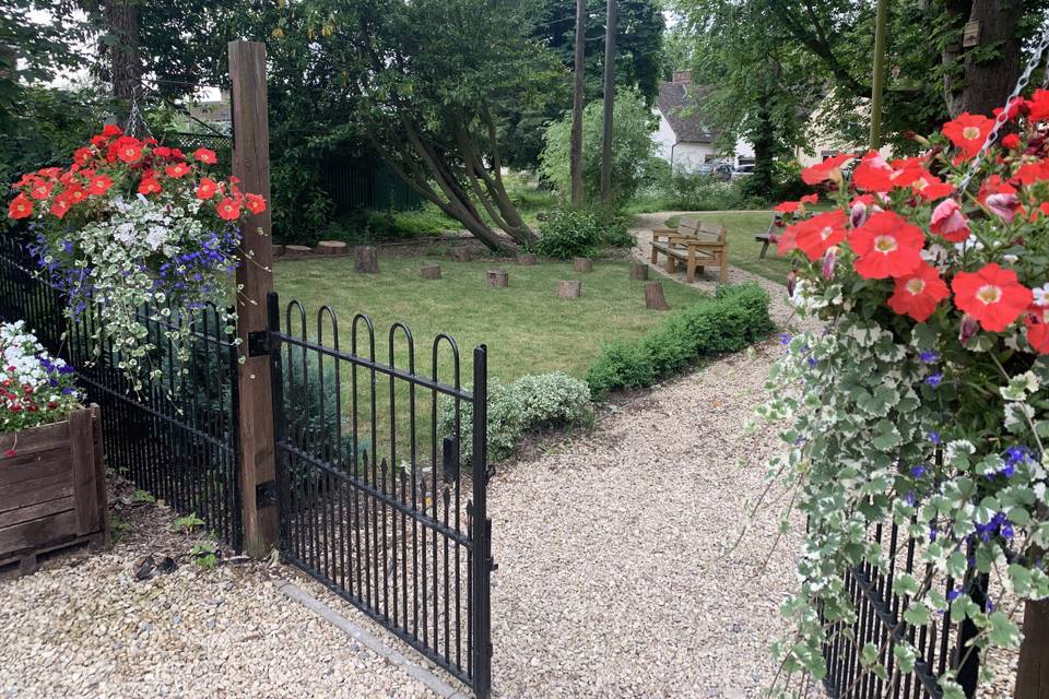 Garden at Waddesdon Hall