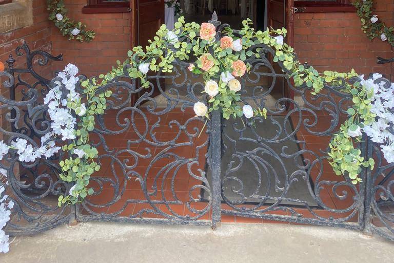 Front doors at Waddesdon Hall