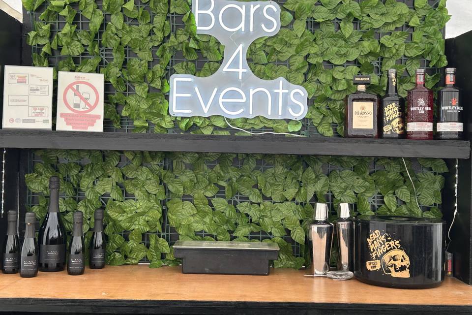 Bars 4 Events ltd small bar