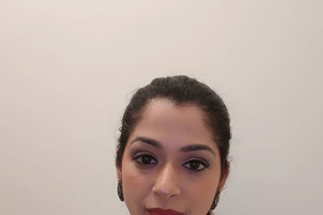 Night glam/evening makeup