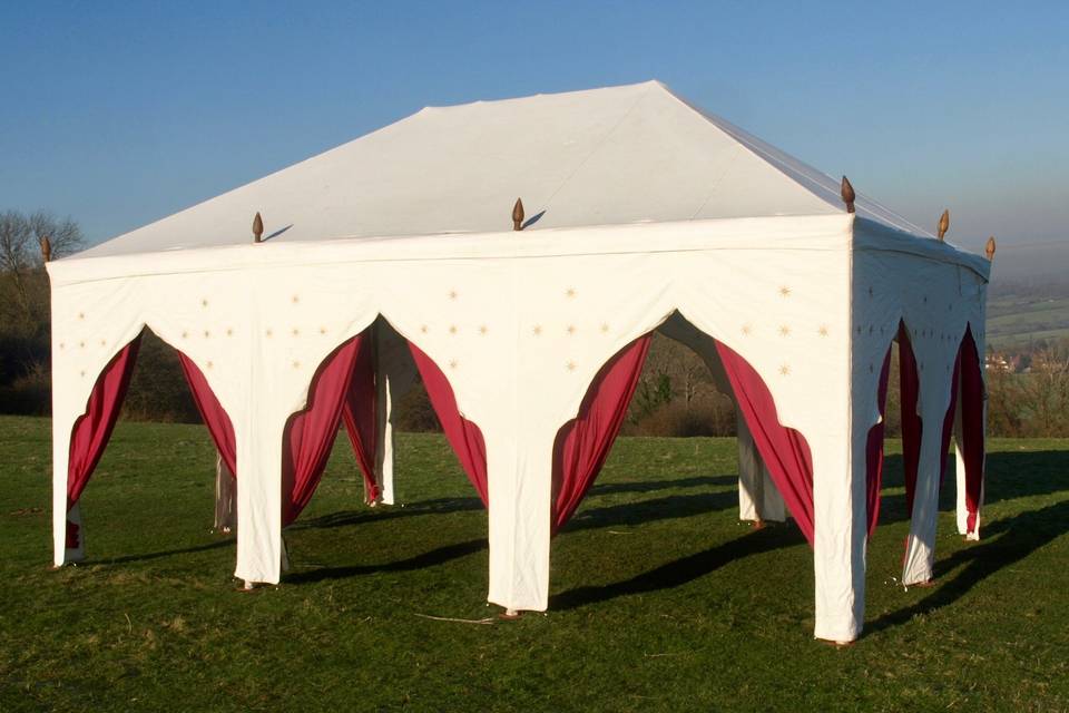 Marquee with arches