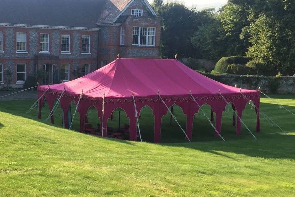 Pink marquee