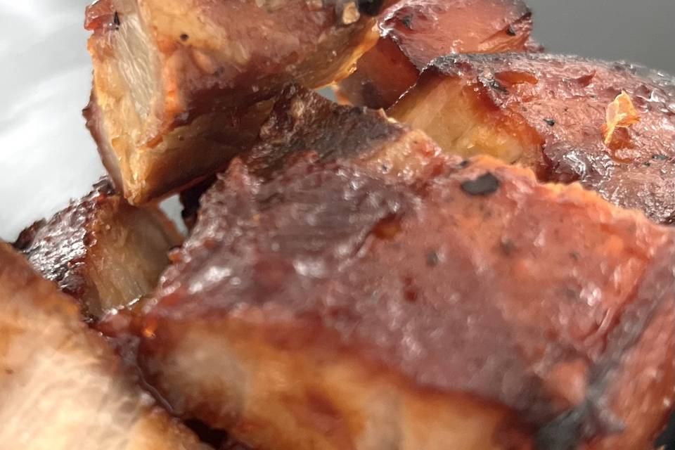 Succulent pork belly