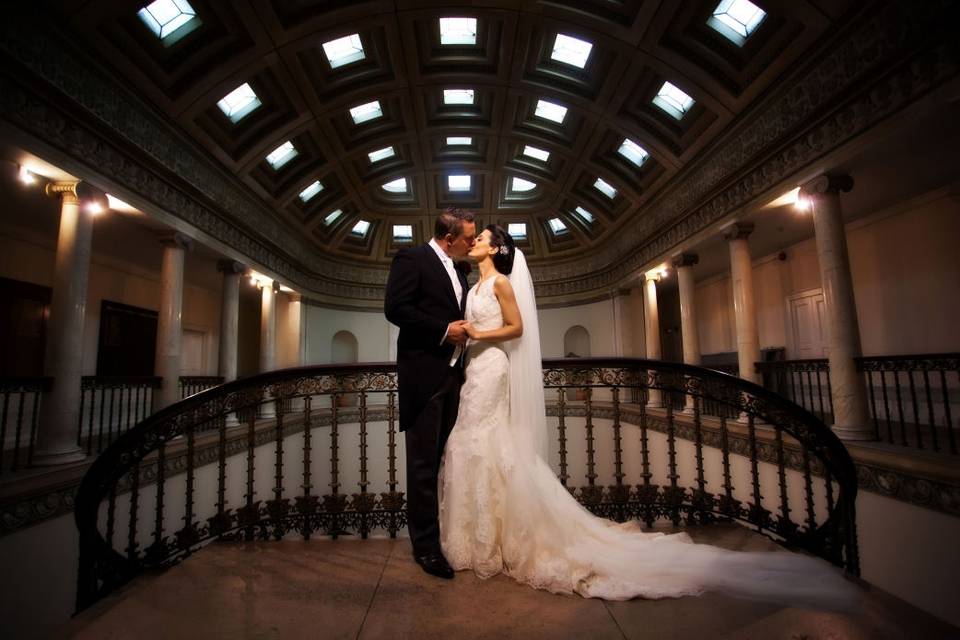 Newlyweds in The Great Hall