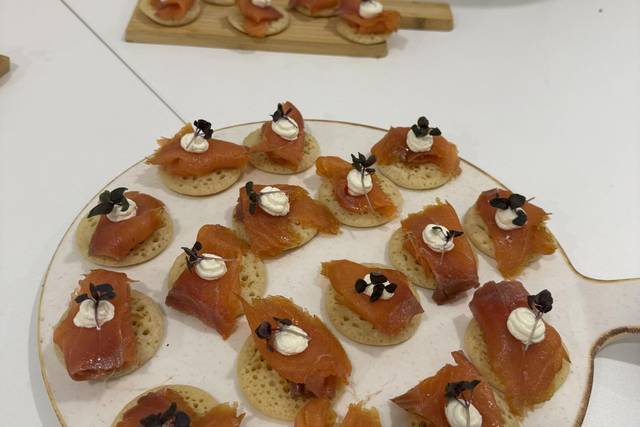 Salmon Canapés