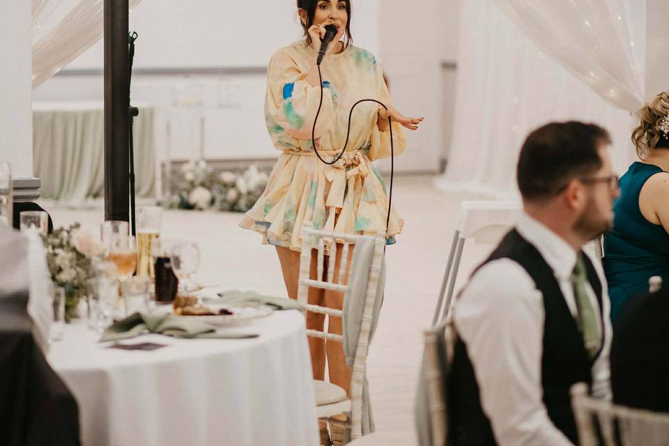 A recent wedding