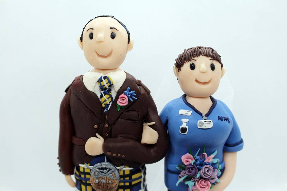 Allsorts Clay Cake Toppers