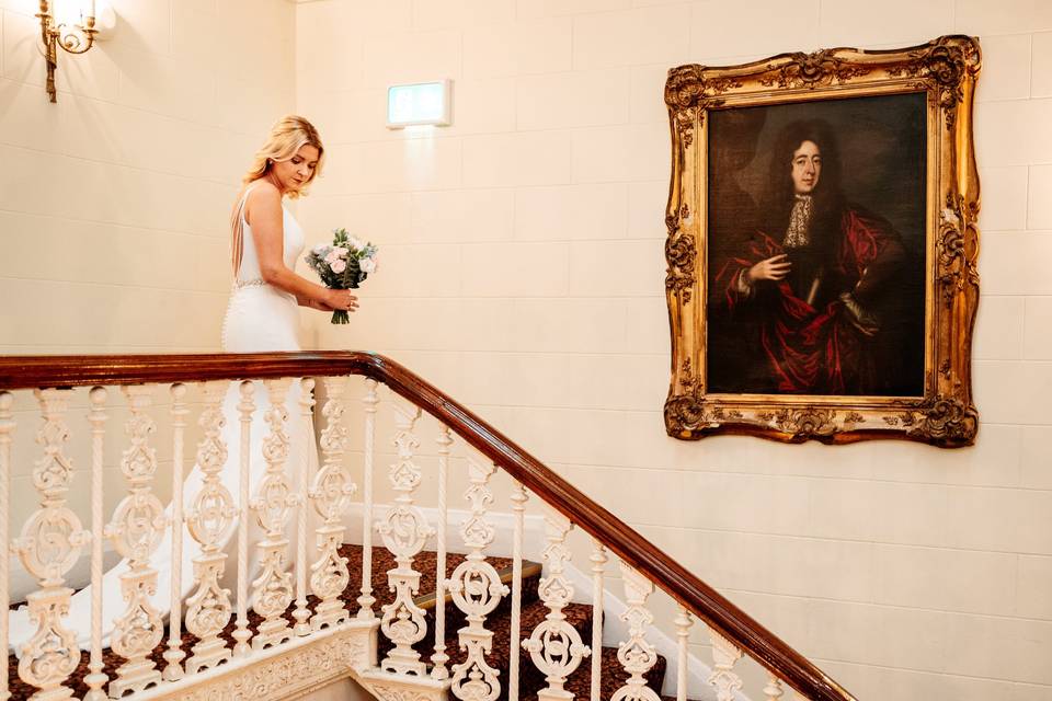 Making her way to say I do