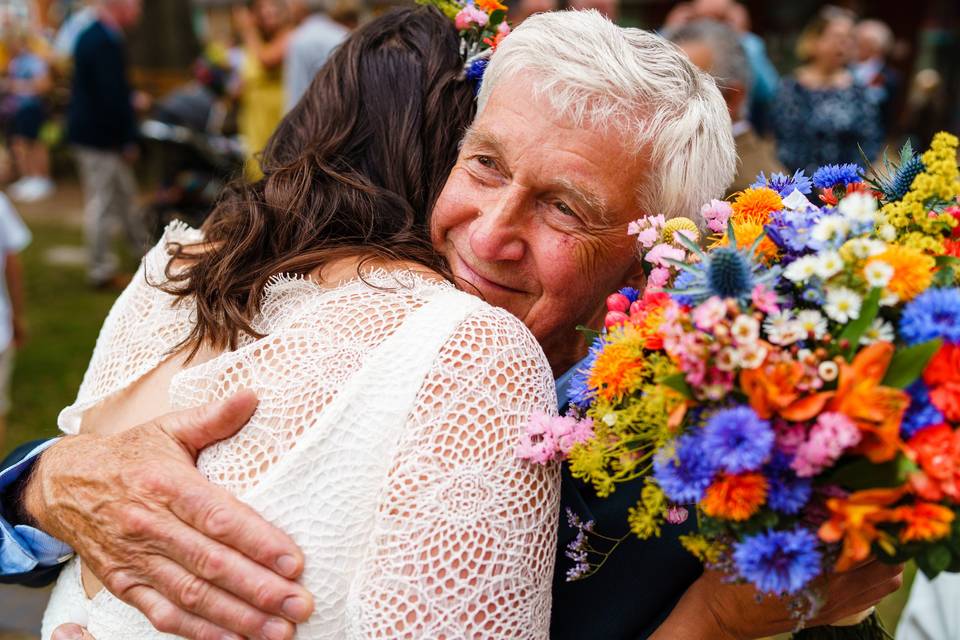 Hugs with Grandpa