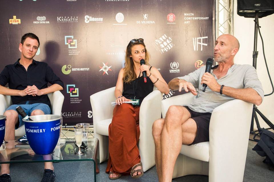 Conducting Q&A at VFF