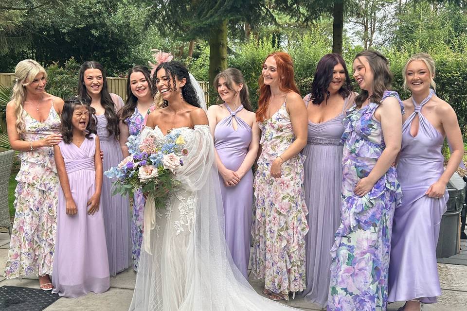 Wedding party looks