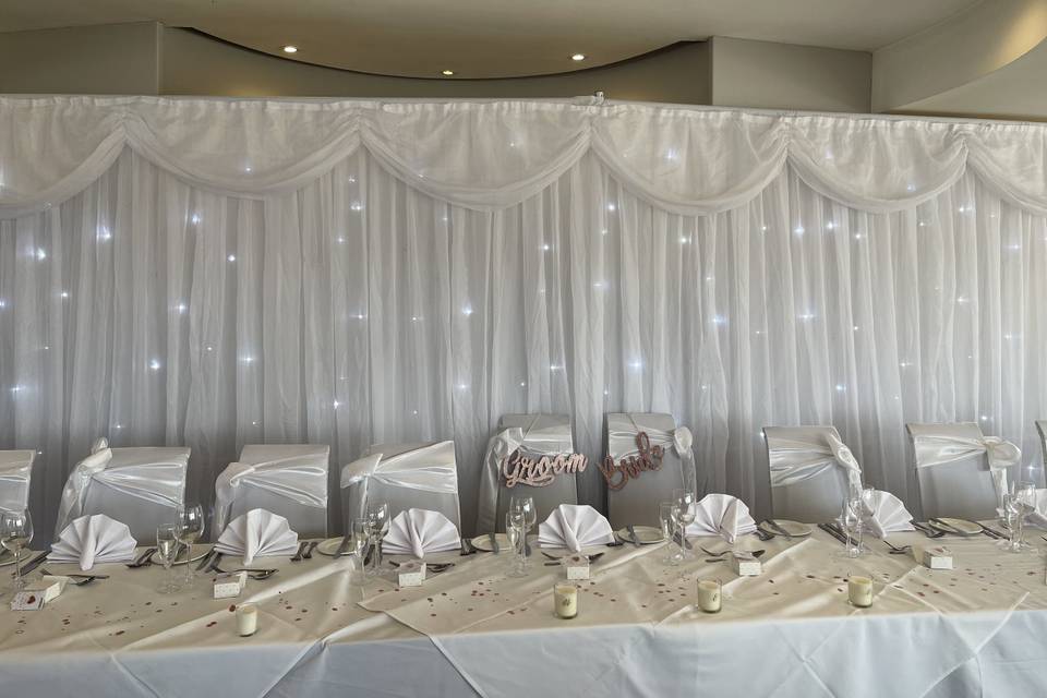 Wedding Breakfast - Top Table