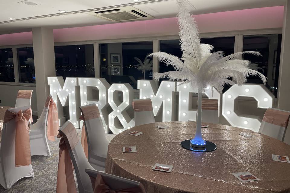LED Backdrop - evening