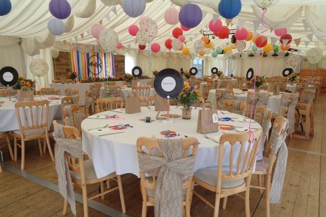 Marquee beautifully set