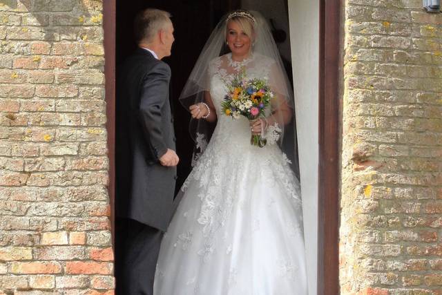 Bride and her father