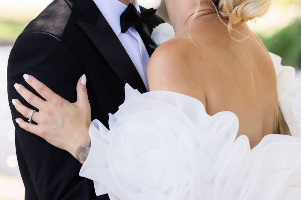 Couple after the ceremony