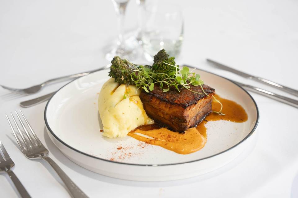 Pork Belly with cider Jus