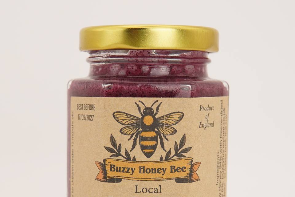 Local Honey with Blueberry