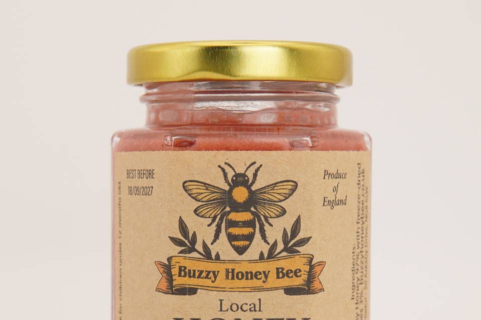 Local Honey with Strawberry