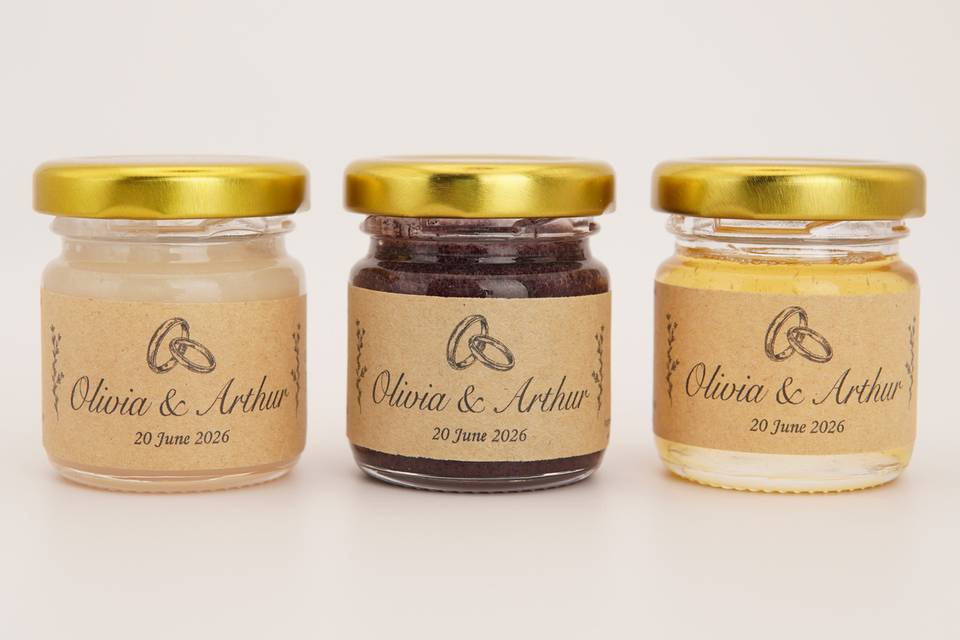 Honey wedding favours