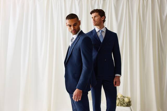 Navy Linen