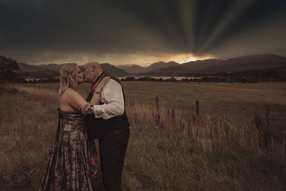 Wedding at Barcaldine Castle