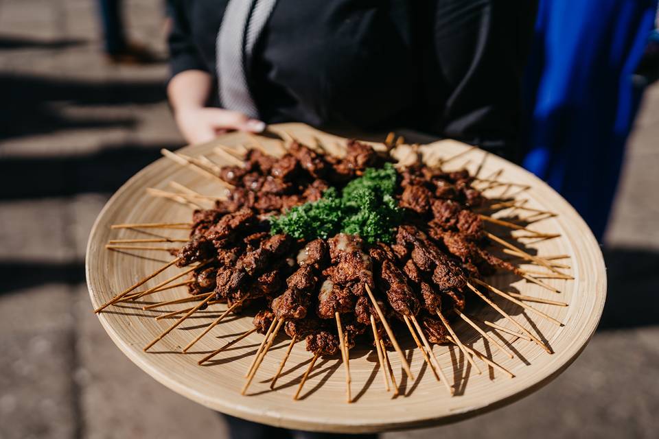 A Selection of Hot Canapes