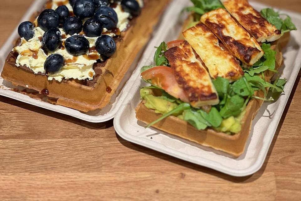 Sweet and Savoury Waffles