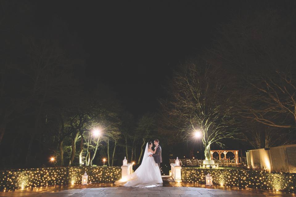 Bride and Groom Sparklers