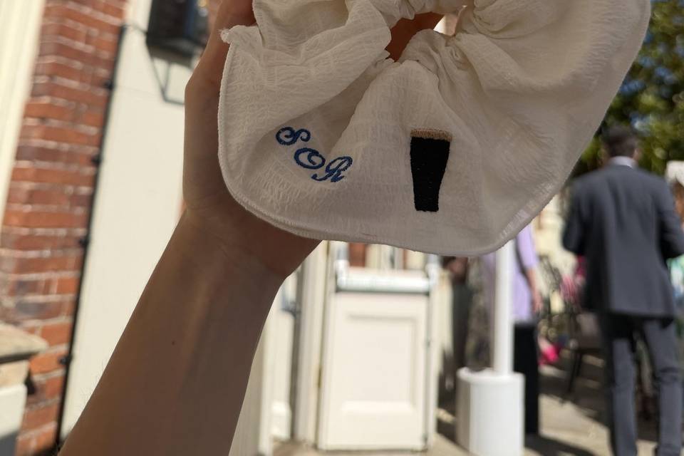 Personalised scrunchies