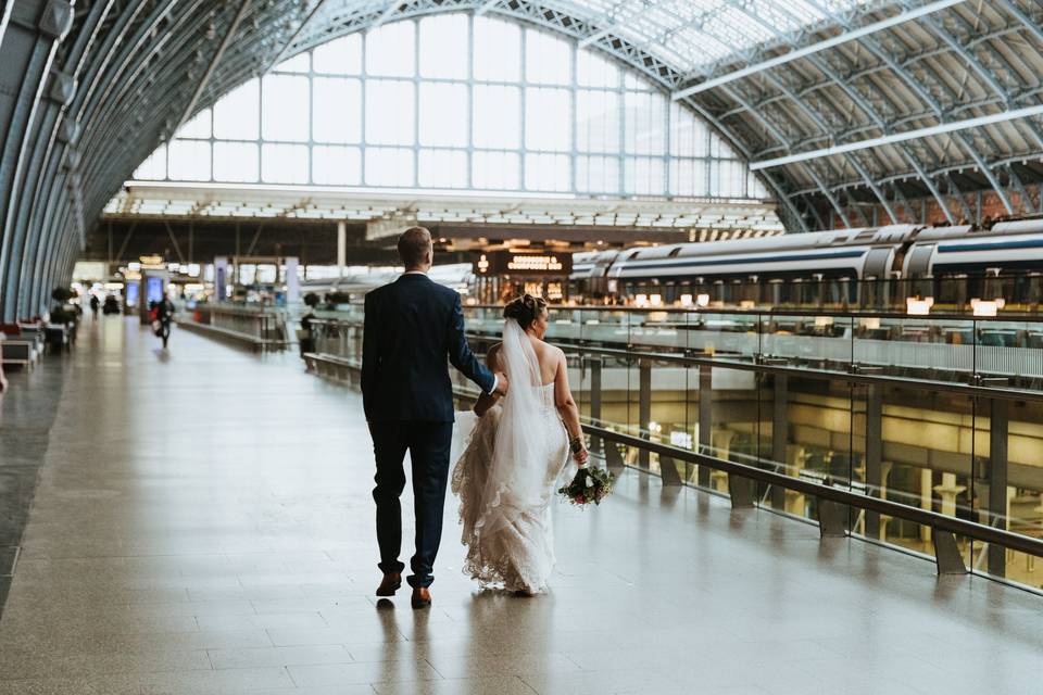 St Pancras Station London