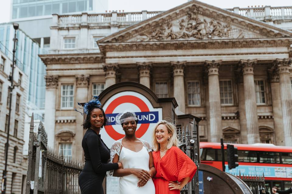 Bridal Party, Bank, London