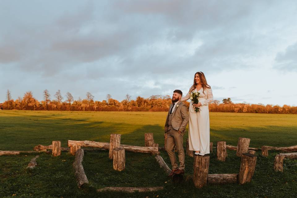 Boho Autumn wedding in Kent