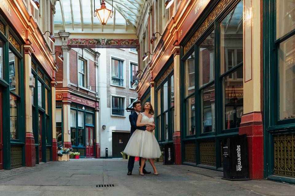 Leadenhall Market Wedding