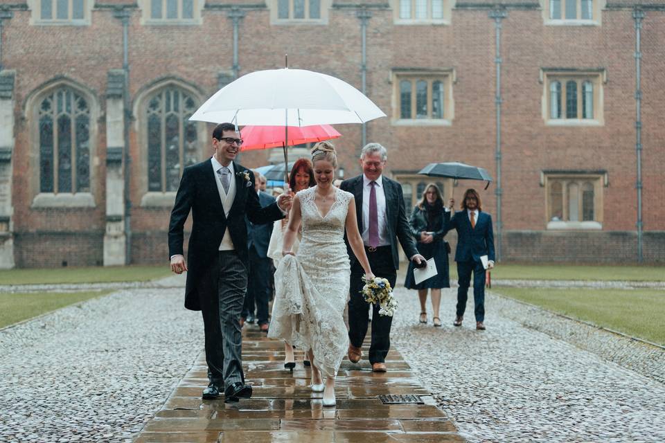 Rainy day at St Johns College